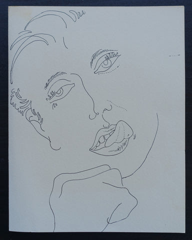 Anthony d'Offay Gallery # ANDY WARHOL, Drawings 1950-1987 # invitation, mint-