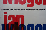 Museum Boymans van Beuningen, Benno Wissing # JAN WIEGERS # poster, 1958, B-