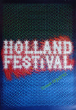 Benno Wissing # HOLLAND FESTIVAL 1982 # poster, 1982, nm/ B++