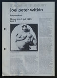 Stedelijk Museum # JOEL PETER WITKIN # zaal, 1983, nm-