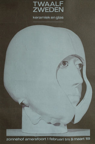Zonnehof Amersfoort # TWAALF ZWEDEN, Ceramics and Glass # poster, 1969 B--