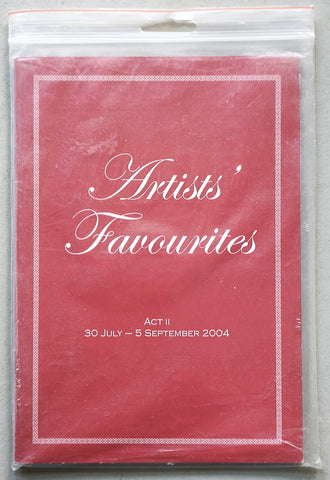 ICA , Buren Cattelan ao # ARTISTS FAVOURITES # 2 vol. # 2004, mint-