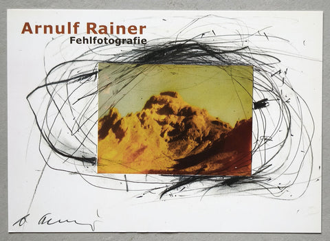Livingstone gallery # ARNULF RAINER # invitation, 2008, mint