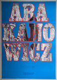 Jan van Toorn,Stedelijk Museum Schiedam # ABAKANOWICZ. # poster, 1969, scarce, A