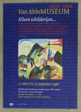 van Abbemuseum # ALLEEN SCHILDERIJEN , poster small version # 1996, mint