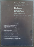 Marina Abramovic and Ulay # THE LOVERS # invitation, 1989, mint--