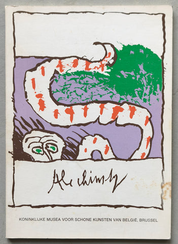 Musea voor Schone Kunsten Belgie # ALECHINSKY #  with original Lithographed cover,1973, nm-