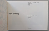 galerie Espace # PIERRE ALECHINSKY # original lithographed cover, 1983, mint