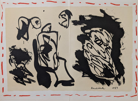 Galerie Maeght Lelong # ALECHINSKY , Reperes# incl. original lithograph, 1984, mint-