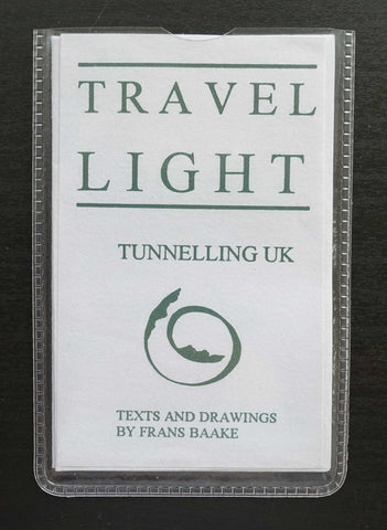 Frans Baake, artist book # TRAVEL LIGHT # 1999, mint