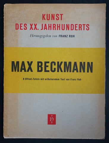 Franz Roh # MAX BECKMANN # 1947, vg++