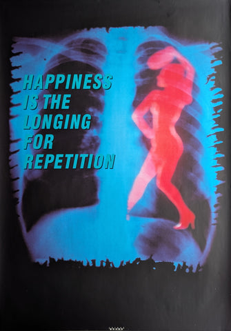 Anthon Beeke , Gitanes #HAPPINESS IS THE LONGING FOR REPETITION # A0 poster, 1990, cond.A