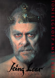 Anthon Beeke, Toneelgroep Amsterdam # Shakespeare / KING LEAR # poster A0, 1989, cond . A