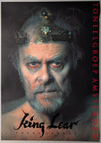 Anthon Beeke, Toneelgroep Amsterdam # Shakespeare / KING LEAR # poster A0, 1989, cond . A