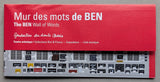 Ben Vautier , Fluxus # MUR DES MOTS de BEN # foldout, Mint