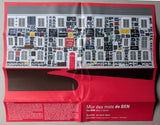 Ben Vautier , Fluxus # MUR DES MOTS de BEN # foldout, Mint
