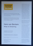 Gemeentemuseum Den Haag # HANS VAN BENTEM # invitation, 2012, mint