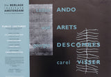 Tadao Ando /Carel Visser # BERLAGE INSTITUUT # 1990 poster , mint-