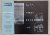 Tadao Ando /Carel Visser # BERLAGE INSTITUUT # 1990 poster , mint-
