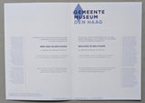 Gemeentemuseum Den Haag # BERLINDE DE BRUYCKERE # invitation, 2015, mint