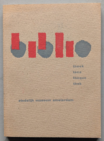 Stedelijk MUseum, Sandberg design # BIBLIO # 1956, MINT(!)