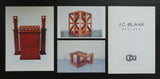 galerie de Brieder # J.C. BLAAK # 1994, set uitnodigingskaarten, mint