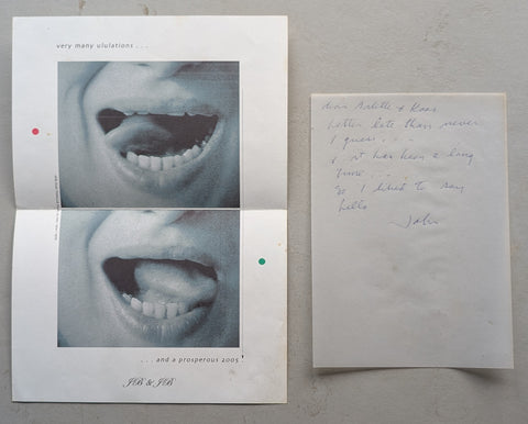 John Blake # NEW YEAR WISH +. Letter # 2004, signed, nm++