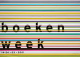 Maarten Kooijman # BOEKENWEEK 2001 # poster, mint