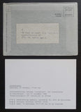 Kunstinformatie / Gorinchem # BOEZEM #1 1980, invitation, mint