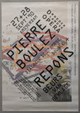 Nederlandse Opera, Lex Reitsma # PIERE BOULEZ # 1990, poster, B