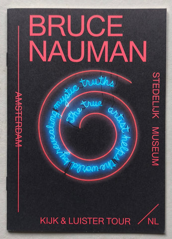 Stedelijk Museum # BRUCE NAUMAN # Kijk & Luister, 2021, mint