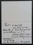 Sjoerd Buisman/ Ewerdt Hilgemann # FEEST # invitation, 1978, mint