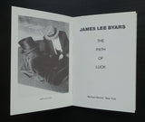 Michael Werner # JAMES LEE BYARS # 1991, mint-