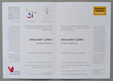 Gemeentemuseum Den Haag # ALEXANDER CALDER # invitation, 2012, Nm+
