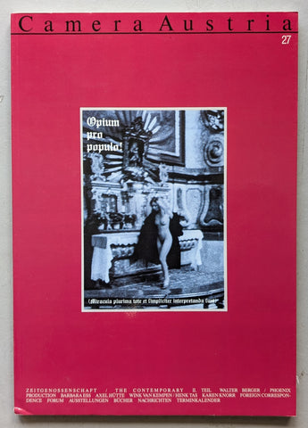 Camera Austria # Opium pro Populo # 1988, mint-