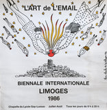 Jean Charles de Castelbajac # L'ART DE l'EMAIL # 1986, poster C
