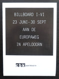 CBK Apeldoorn # BIILBOARD I-VII # mint