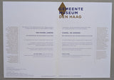 Gemeentemusem Den Haag # THE VCHANEL LEGEND # invitation, 2013, mint