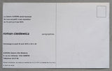 Galerie Aurora # ROMAN CIESLEWICZ # invitation, 1975, mint-
