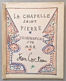 Jean Cocteau # LA CHAPELLE SAINT PIERRE # 1957, lithographed cover, vg+