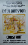 Haags Gemeentemuseum # CONSTANT, New Babylon # poster,1974, B--