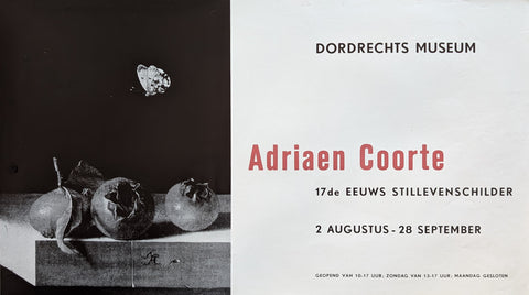 Dordrechts Museum # ADRIAEN COORTE # poster , ca. 1950, mint-