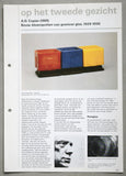 Stedelijk MUseum # A.D. COPIER, bouw-bloempotten # 1987, nm+