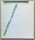 Van Abbemuseum #AMEDEE CORTIER en RAOUL DE KEYSER # 1974, nm-