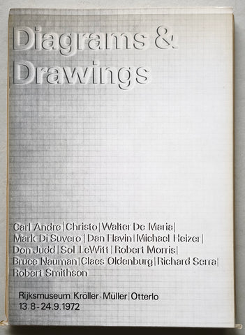 Rijksmuseum Kroller Muller, LeWitt, Andre, Judd ao # DIAGRAMS and DRAWINGS # 1972, mint---