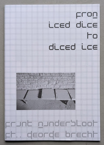 Wim Crouwel/Frank Mandersloot #DICED ICE # new alphabet , ltd edition, 2013, mint