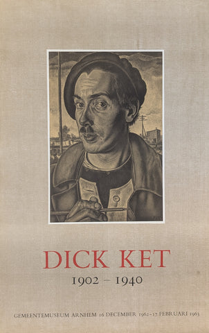 Gemeentemuseum Arnhem # DICK KET # poster, 1962, A-