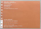 Art Affairs # NORMAN DILWORTH # 2012, invitation, mint