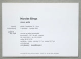 galerie de Zaal # NICOLAS DINGS # invitation, 2006, mint