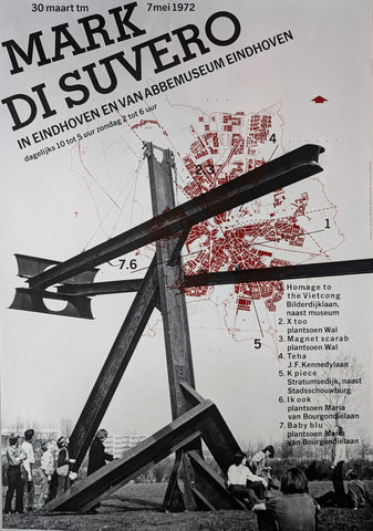 Jan van Toorn , van Abbemuseum # MARK DI SUVERO # 1972, poster, A